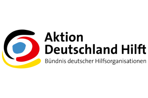 Aktion Deutschland hilft Bündnis deutscher Hilfsorganisationen Logo in Farbe