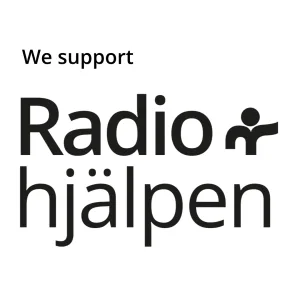 Radio hjälpen - Logo sw