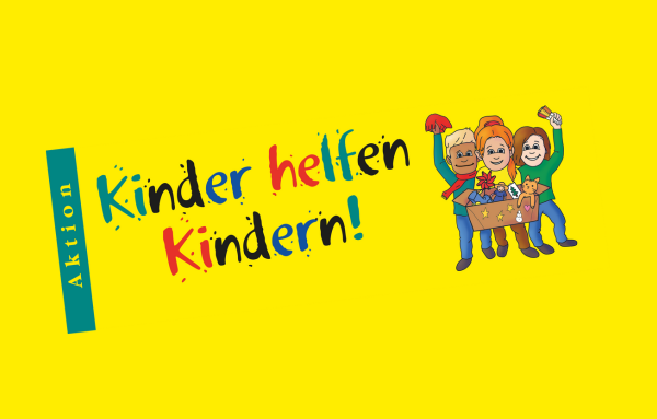 Logo der Aktion "Kinder helfen Kindern!"