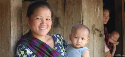 Durch die Schulung von Kleinbauern verbessert ADRA in Laos die Ernährungslage und sorgt so für einen gesunden Start ins Leben für Kinder.