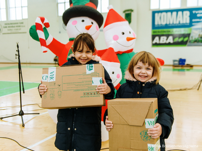 Weihnachtsgeschenk  für Kinder in Osteuropa