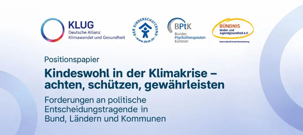 Positionspapier Kindeswohl in der Klimakrise