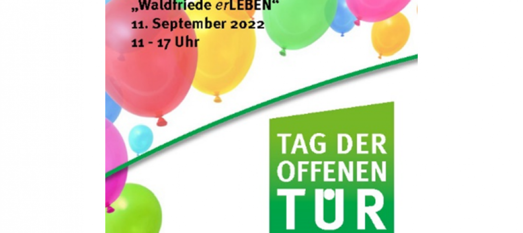 Tag der offenen Tür - Waldfriede erleben am 11. September 2022