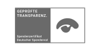 Deutscher Spendenrat e.V. Spendenzertifikat geprüfte Transparenz Logo schwarz-weiß